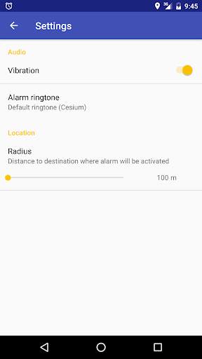 Larmap - Location alarm screenshot 3