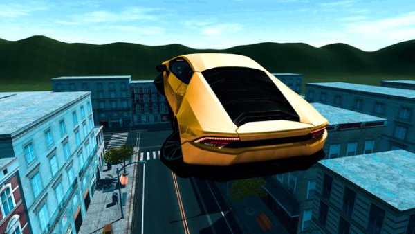 Futuristic Flying Car Driving screenshot 5