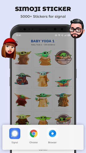 Simoji Stickers for Signal screenshot 5