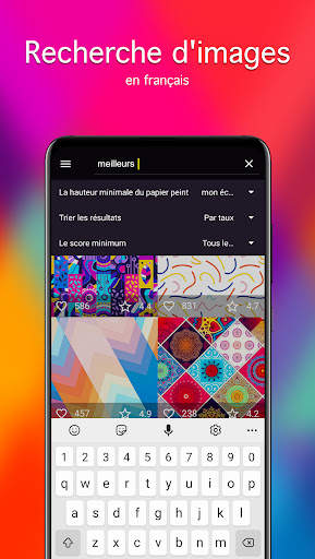 Fonds d'écran avec des motifs screenshot 3
