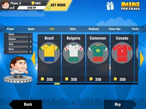 Mini Football Head Soccer Game screenshot 10