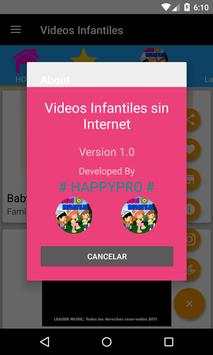 Videos Infantiles sin Internet screenshot 3