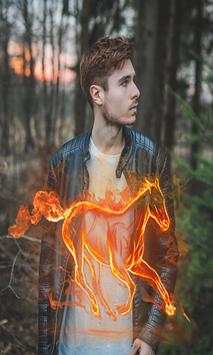 Fire Effect Photo Frame Editor: Fire, Smoke Effect screenshot 3