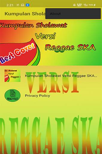Kumpulan Sholawat Versi Reggae SKA Offline screenshot 1