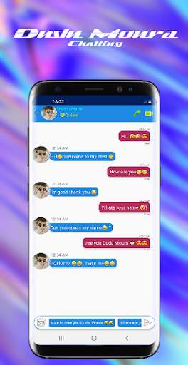 Chat with Dudu Moura 📱 Fake Video Call screenshot 3
