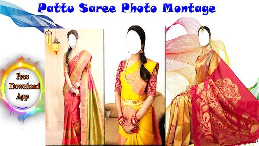 Pattu Saree Photo Montage screenshot 16