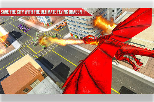 Flying Dragon - Car Robot Game screenshot 5