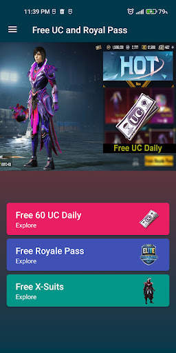 Daily UC and Royal Pass screenshot 1