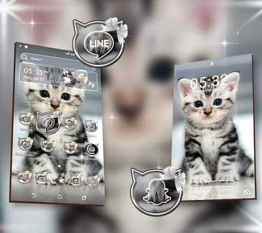 Cute Cat Launcher Theme screenshot 4