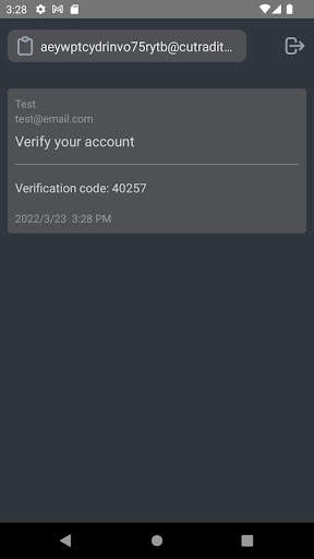 Temp Mail screenshot 1