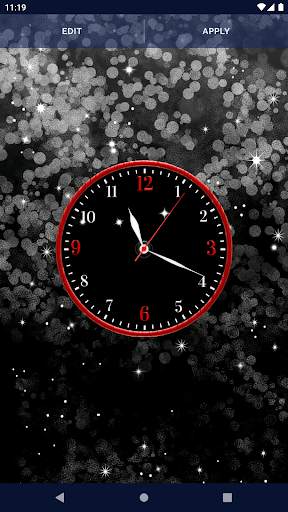Black Clock Live Wallpaper screenshot 8