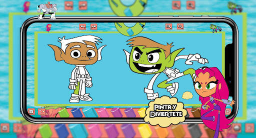 Teen Titans Coloring screenshot 6