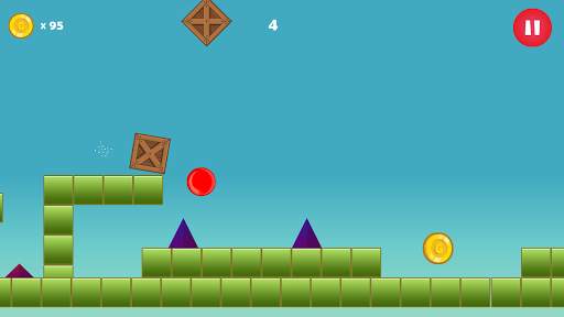 Red Bounce Classic Ball screenshot 1