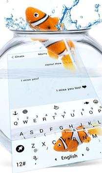 Animated Cute Fish Keyboard Theme screenshot 3