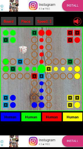 Free Ludo: 4-Player (Don't get Angry, man!) screenshot 3