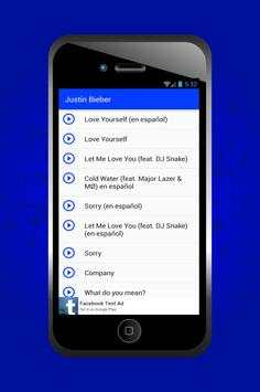 Justin Bieber Songs screenshot 2
