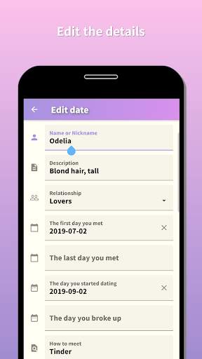My Dates History screenshot 3