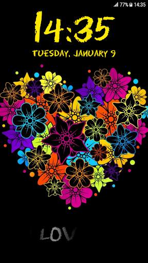 Heart Pattern Lock Screen 8 تصوير الشاشة