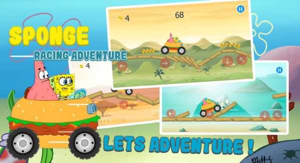Sponge Car Racing Adventure screenshot 3