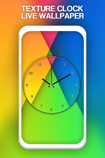 Texture Clock Live Wallpaper screenshot 5