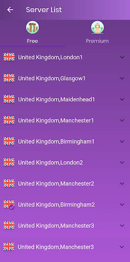VPN UK - Secure VPN Proxy screenshot 2