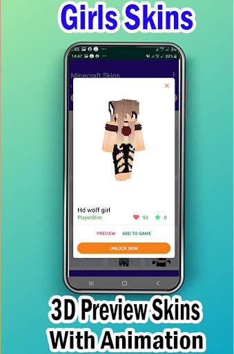 Girls Skin For Minecraft screenshot 4