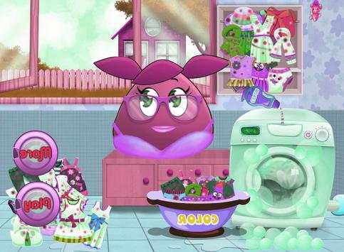 games pou girl washing clothes screenshot 1