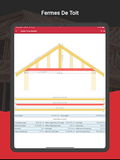 RedX Roof Calculatrice de Toit screenshot 10