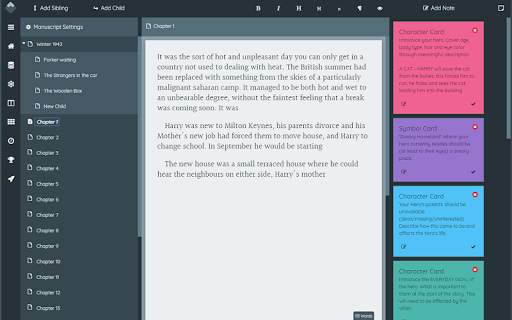Wavemaker Novel Writing Software स्क्रीनशॉट 7