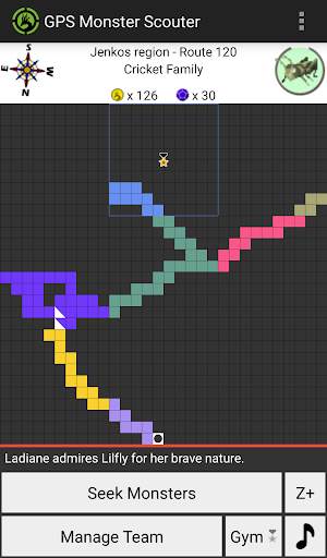 GPS Monster Scouter screenshot 2