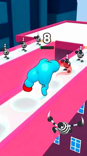 Punchy Race: Corra e Lute screenshot 2