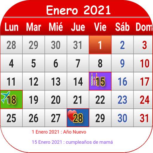 Mexico Calendario 2021 1.34