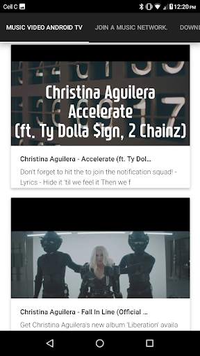 Music Video Android TV screenshot 8