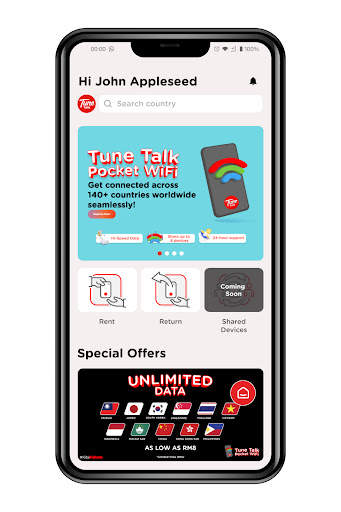 Tune Talk Pocket Wifi screenshot 1
