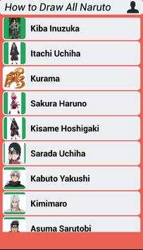 How to Draw All Naruto Characters screenshot 3