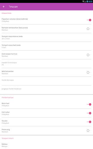 Ovu – Pengesan Haid Percuma screenshot 19