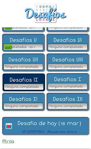 Sopa de letras - en español screenshot 7