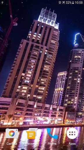 Night City Dubai Video LWP screenshot 8