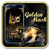 Golden Mask Keyboard Theme 10001004