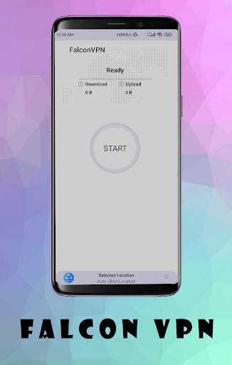 Falcon VPN screenshot 1