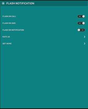 Flashlight Call SMS screenshot 2