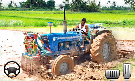 Real Tractor Driving Simulator Free Tractor Game 2 screenshot 1