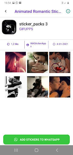 Animated Romantic Stickers WA- screenshot 4
