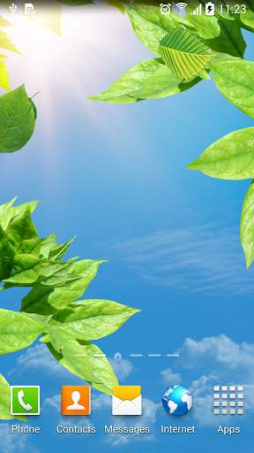 Leaves Live Wallpaper screenshot 1