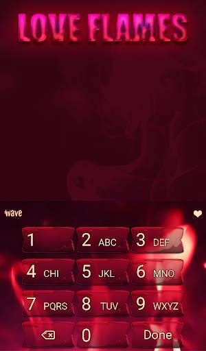 Love Flames Animated Keyboard  स्क्रीनशॉट 5