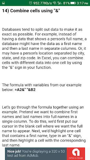 Learn MS Excel Offline screenshot 4