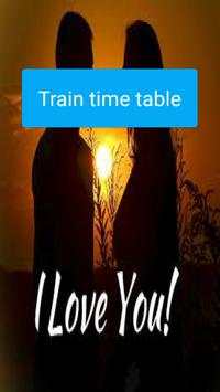 Train  time table application screenshot 4