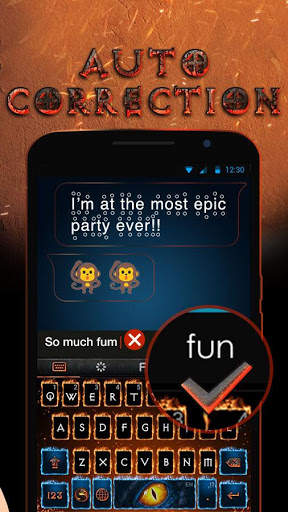 3D Dragon keyboard Theme screenshot 5