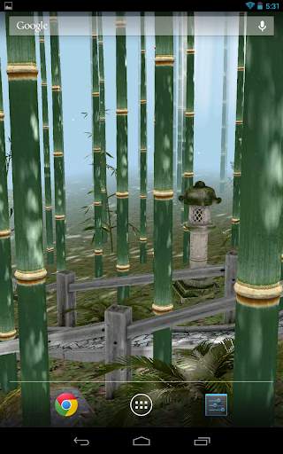 Bamboo Forest 3D Live Wallpaper and Screen Saver screenshot 1