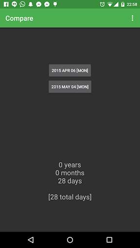 Date Calculator 1 تصوير الشاشة